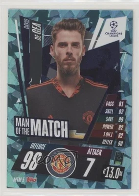2020-21 Topps Match Attax UCL Festive Box Man of the Match David de Gea #MTM5 - Image 1 of 2