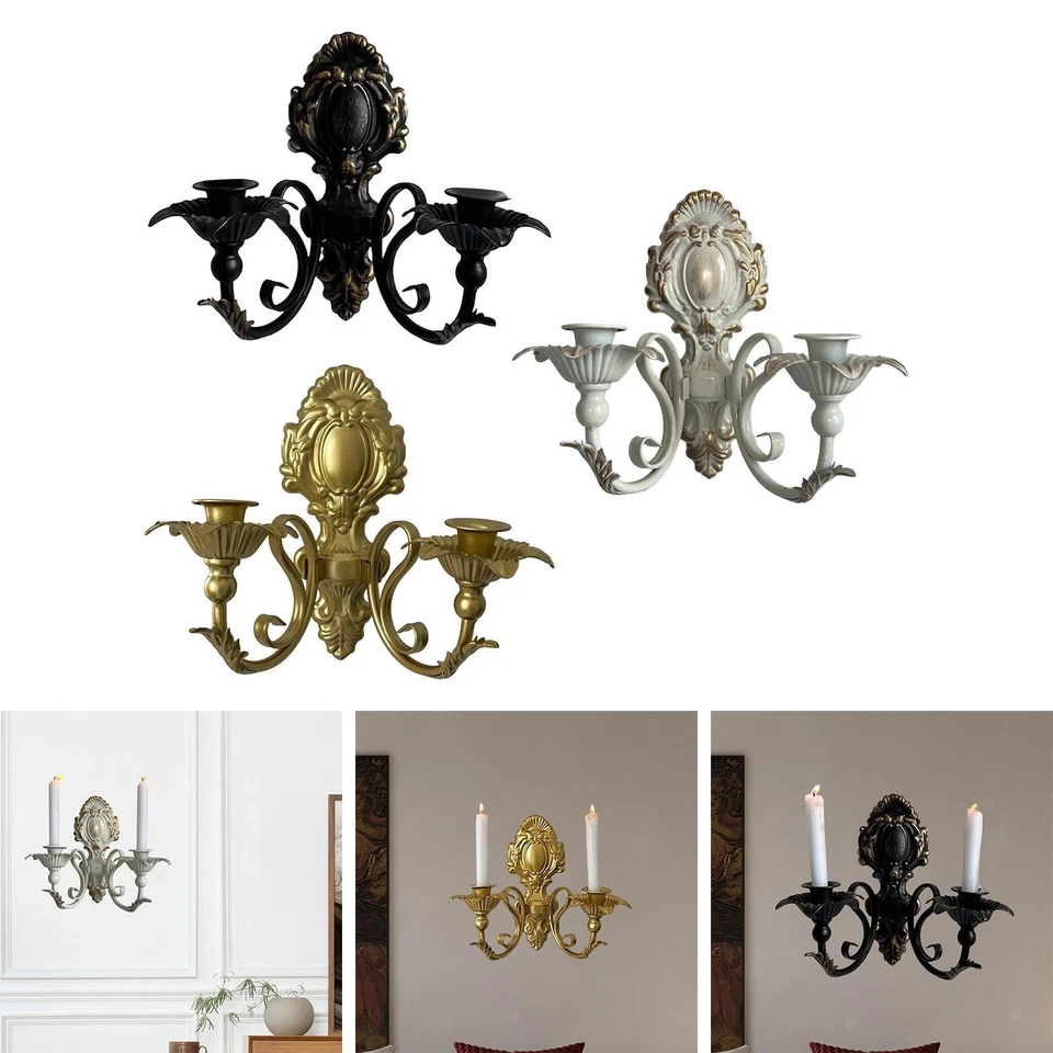 Candelabro de pared candelabro decorativo antiguo europeo Foto 1 de 1