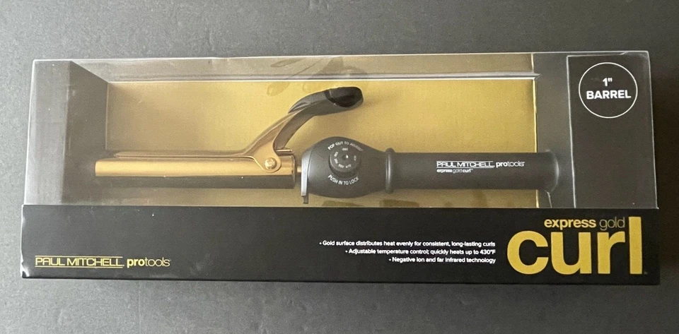 Paul Mitchell Express Gold Curl 1 Inch Spring Barrel