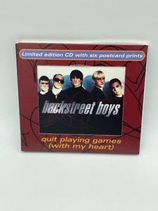 Backstreet Boys 'Quit Playing Games (With My Heart) Limited Edition CD Postcards - Picture 1 of 5