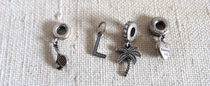 Pandora Lot of Jewelry Charms 4 Charms 925 ALE - Picture 1 of 4