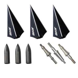 Bear 3-Blade RazorHead VWS Broadhead Kit 150, 175, 300 and 250 gr. 3 pk. - Picture 1 of 1