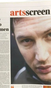 Tom Hardy RARE INTERVIEW 1day only NEWSPAPER MAGAZINE UK MINER'S STRIKE 25 YEARS - Picture 1 of 2