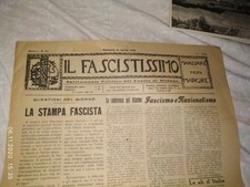 Il Fascistissimo Giornale 1926 Raro