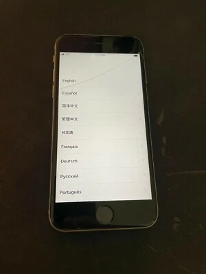 Apple iPhone 6s 32GB Space Gray (SCREEN CRACKED)(Unlocked) A1633 (CDMA + GSM) - Image 1 of 2