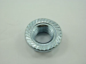M14 x 1.50 FLANGE NUT - SERRATED *2 PACK* - Picture 1 of 2
