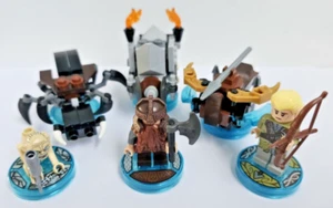LEGO Dimensions LORD OF THE RINGS: Gimli + Legolas + Gollum + Stalker + Vehicles - Picture 1 of 15