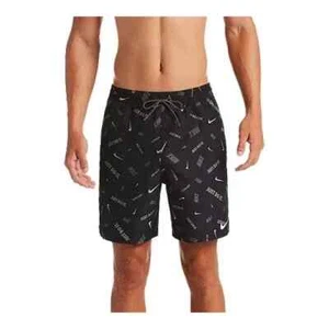 New Nike Mens "Just Do It" Print Swim Shorts Size S, L, XL ,XXL NESSB590-001 - Picture 1 of 5