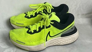 Nike ZoomX Invincible Run Men Flyknit Neon Green CT2228-700 Running Shoes Sz 9.5 - Picture 1 of 10