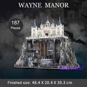 Cubicfun 3D Paper Puzzle DC Batman Wayne Manor 187pcs Paper Collection Model - Picture 1 of 5