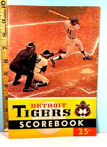 🔥1966 Detroit Tigers Baseball Program v Orioles Unscored HIGH GRADE🔥 - Picture 1 of 7