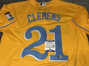 Roger Clemens Signed Boston Red Sox Jersey City Edition WS Champ Beckett - Picture 1 of 4