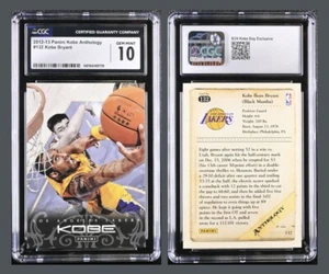 2012-13 Panini Anthology #132 Kobe Bryant w/ Yao Ming Lakers HOF CGC 10 GEM MINT - Picture 1 of 2