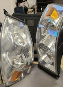 CHROME - DRIVER LH & RH HALOGEN OEM DODGE RAM 1500 02-05 HEADLIGHT LAMPS - Picture 1 of 9