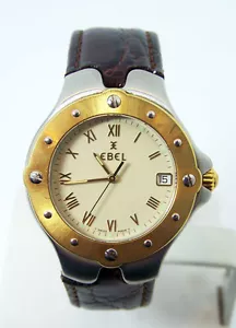 Mens S/Steel & 18k EBEL SPORTWAVE Quartz Watch Ref. E6187613* EXLNT* SERVICED - Picture 1 of 10