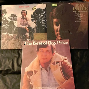 NEW 3 Sealed RAY PRICE Lp Records Say I Do, Lonesomest Lonesome, The Best Of NOS - Picture 1 of 12