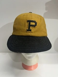 Pittsburgh Pirates Fitted Wool Hat Cap, Vintage Rare 70’s Kmart S. S. Kresge Co - Picture 1 of 17