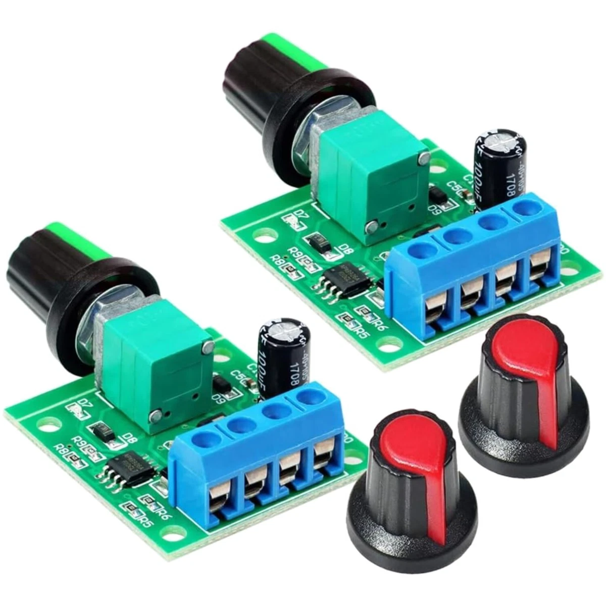 Produktbild von DEWIN Drehzahlregler, Drehzahlregler 230V Motor Lüftersteuerung Stufenloser Drehzahlregler