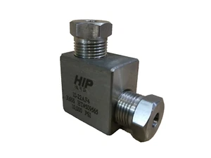 HiP High Pressure Hydraulics700BAR Compression Fitting 10-22AF4 Elbow 1/4" Tube - Picture 1 of 3