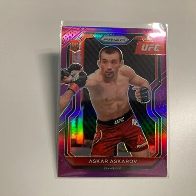 Askar Askarov 2021 Panini Prizm UFC Purple Refractor RC Rookie Card 59/149 #8 - Image 1 of 4