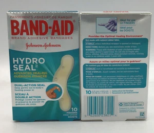 3 X Band-Aid Brand Hydro Seal Waterproof Adhesive Bandages 10 ct (.78 X 2.3) - Picture 1 of 3