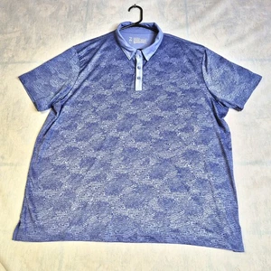 Z By Zella Polo Golf Adulto 2XL Blu Casual Attiva Elasticizzata Uomo - Foto 1 di 10