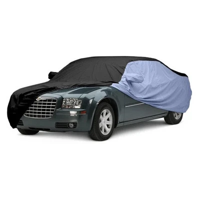 For Kia Spectra 01-04 Car Cover WeatherShield HP Two-Tone Black Custom Car Cover Foto 1 de 4