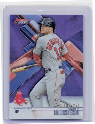 2018 Bowman's Best Andrew Benintendi Purple /250 #22 Sox - Image 1 of 2