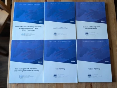 CFP Exam Required Education 2024 Kaplan FP511-FP516 Gently Used, Great Condition - Image 1 of 2