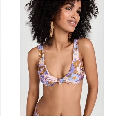 Top de bikini violeta Zimmermann para mujer talla 8-10 Foto 1 de 4
