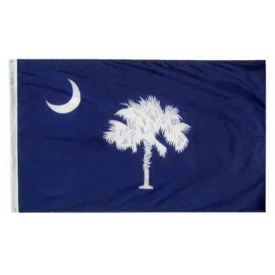 South Carolina Annin Flagmakers State Nylon Flag Indoor Outdoor All Sizes - Image 1 of 4