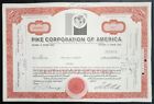 AOP USA 1967 Pike Corporation of America certificat de 5 actions