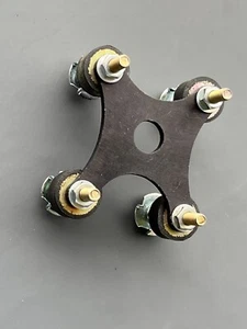 4 Stück Schwinggummi M4, Gewindelänge 15 mm;  Gummilänge 8 mm,  Durchmesser 15mm - Bild 1 von 5