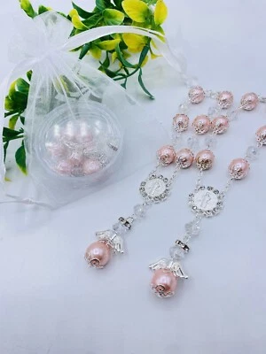 12pcs Baptism Party Favors/First Communion Favors Bracelets  Bautizo  FREE BAGS - Image 1 of 4