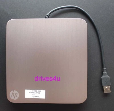 Genuine HP External USB CD DVD Burner Drive for Laptop Desktop DVD±R/±RW Support - Image 1 of 4