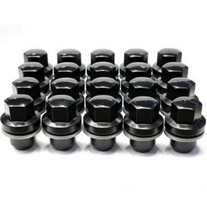 TPi 20 x M14x1.50 22mm Black Alloy Wheel Nuts RANGE ROVER VOGUE L405 - Picture 1 of 10