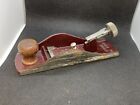 VTG Stanley C-255 Burgundy Wood Plane 7” USA Woodworking Planes Parts Replacemnt