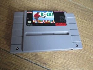 GOAL Super Nintendo SNES Game Cart Only ntsc - Picture 1 of 4