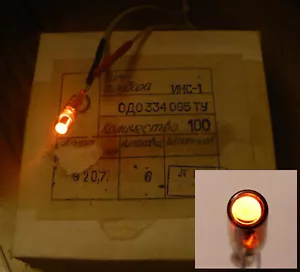 20 Stck. INS-1 Nixie Tube Neon Birne Punkt große Display Uhr Licht UdSSR NOS - Bild 1 von 3