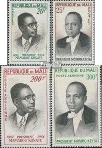 Francobolli Mali 1961 Mi 21-24 MNH 1961 Politici - Foto 1 di 1