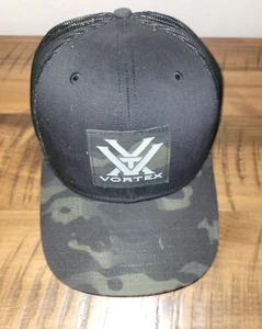 Vortex Optics Black/Camo Mesh Hat Adult - NEW - Picture 1 of 5