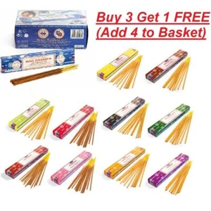 Genuine Satya Incense Original Nag Champa Insense Sticks Joss 15g Various Scents - Picture 1 of 7
