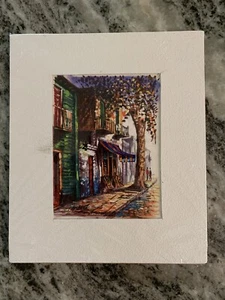ORIGINAL F PANARISI SIGNED MINIATURE OIL PAINTING “VIEJO COMMENTILLO” - Picture 1 of 4