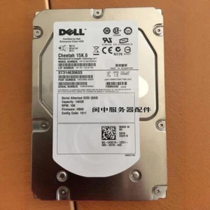 For Seagate Dell SAS 146G 15K 3.5 ST3146855SS Server Hard Disk ST3146356SS - Afbeelding 1 van 5