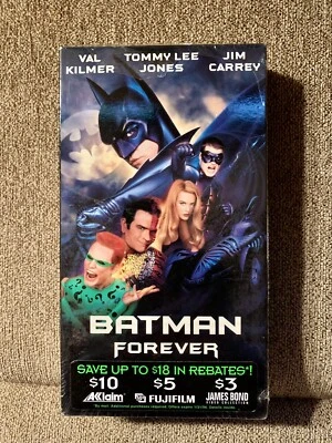 Batman Forever (PG-13, 1995) New Sealed Val Kilmer Jim Carrey WB Watermark - Image 1 of 4