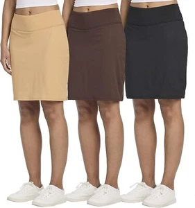 3 Pack Women's 20" Golf Skorts – Knee Length Athletic Skirts with Pockets - Picture 1 of 69