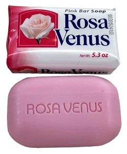 Jabon Rosa Venus Rosado Classic 150 g / 5.3 oz Soap Bar, 2, 4,6,10,20 or 40 Pack - Picture 1 of 16