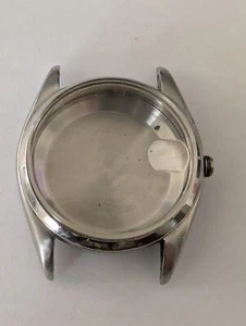 ROLEX STAINLESS STEEL 6534 WATCH CASE FOR PARTS OR REPAIRS SERIAL 445XXX - Picture 1 of 3