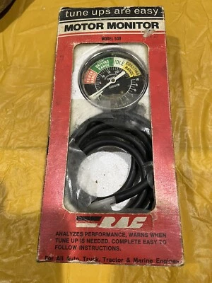 Monitor de motor RAC vintage modelo 538 en caja original analizador de rendimiento Foto 1 de 3