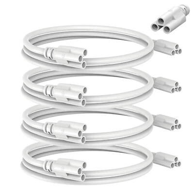 Connector Cords 2FT~6FT Wire Connector Cables for Integrated LED Tube Light